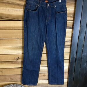 Tommy Bahama Santorini Men's relaxed straight Blue Jeans size 35x34 dark wash